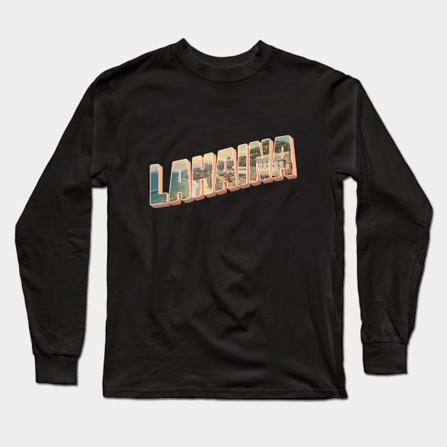 Old Lahaina by Buck Tee Long Sleeve T-Shirt by Buck Tee